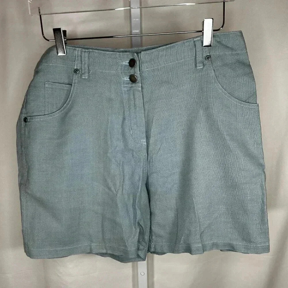 2/$30 Woolrich Size 10 Shorts Cotton Seamist Comfort Coastal Beach Minimalist